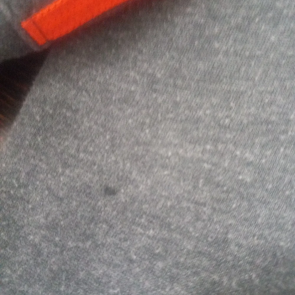 Starter 1/4 Zip Up Hoodie Men Size XL Grey And Orange Color Comfort